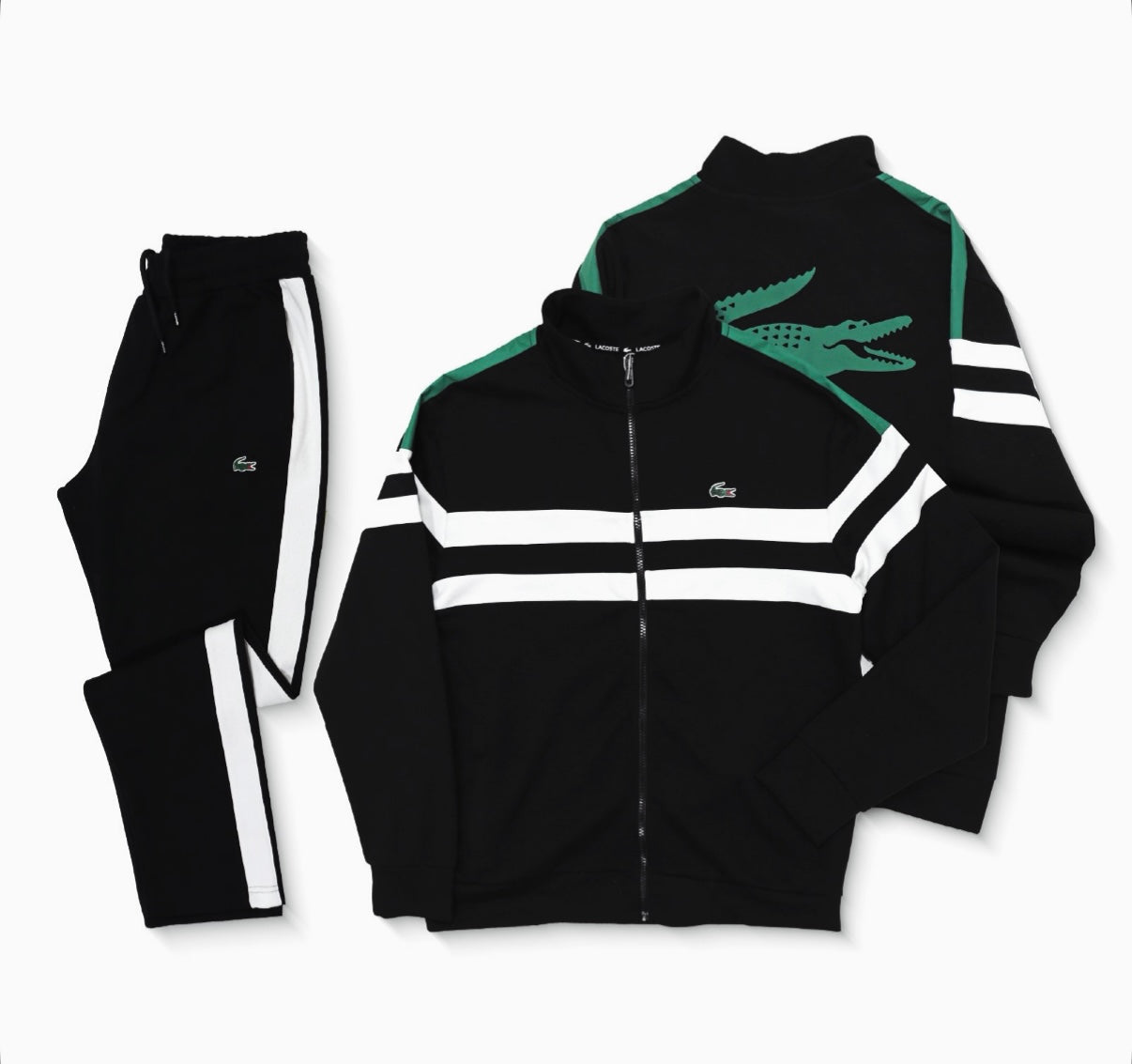 LACOSTE – Black Sport Tracksuit