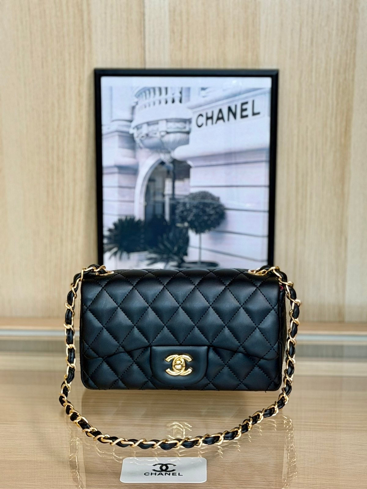 Chanel Classic Quilted Flap Bag – Black & Gold