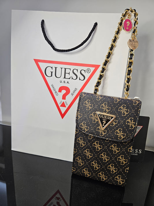 Guess Laurel Smart Crossbody – Brown Logo