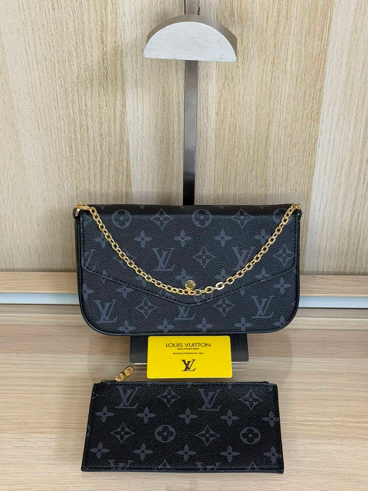 Louis Vuitton Felicie Pochette – Monogram Empreinte Black