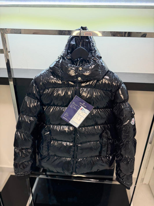 Moncler Maya Glossy Black Puffer Jacket