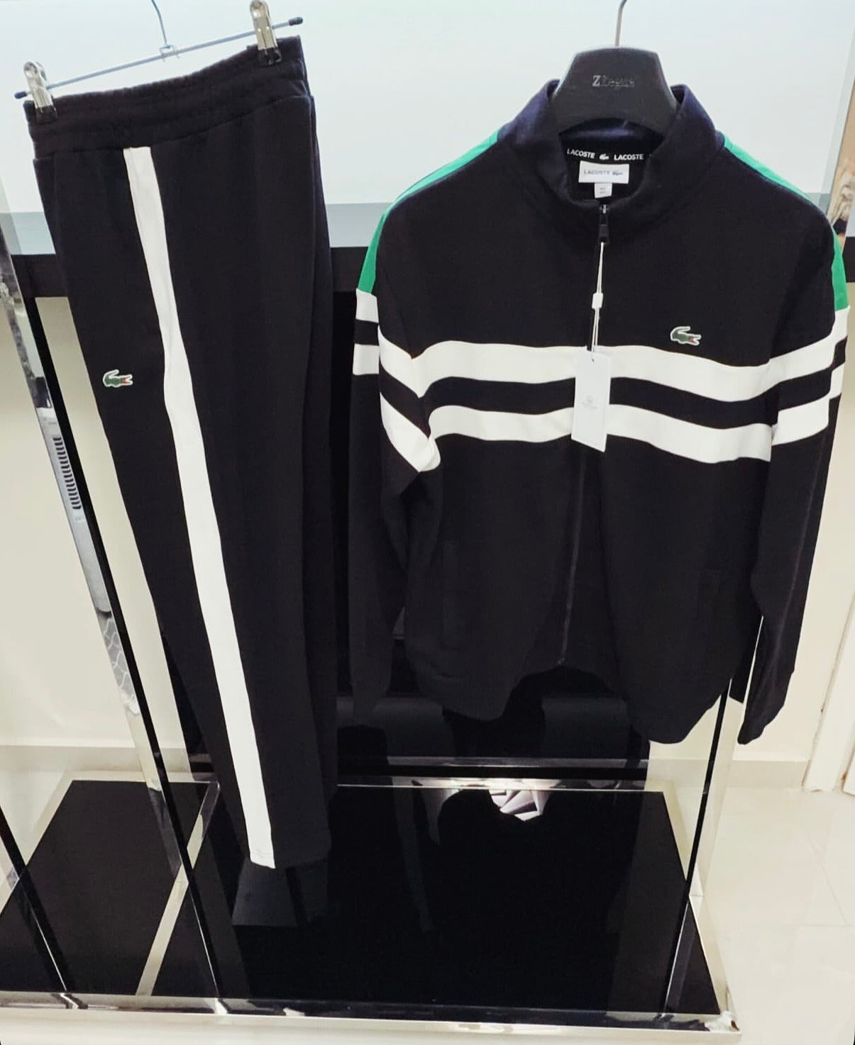 LACOSTE – Black Sport Tracksuit
