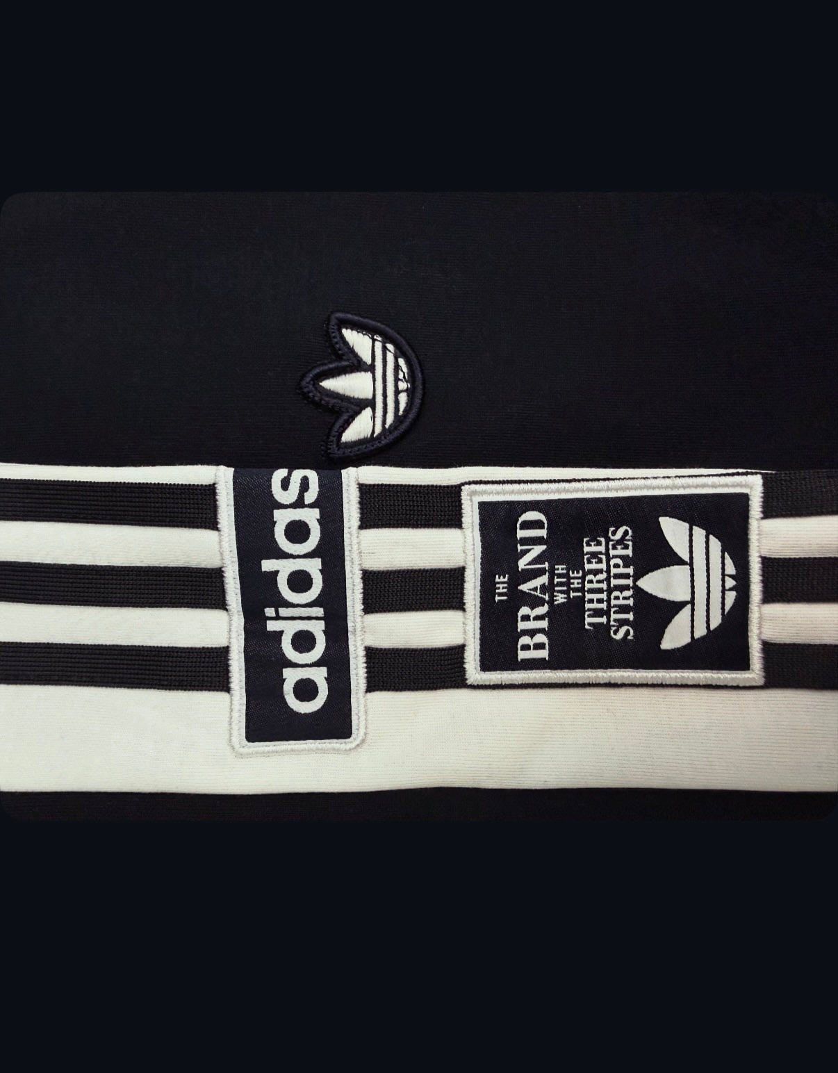 Adidas Originals Tracksuit – black & white (Three Stripes Edition)
